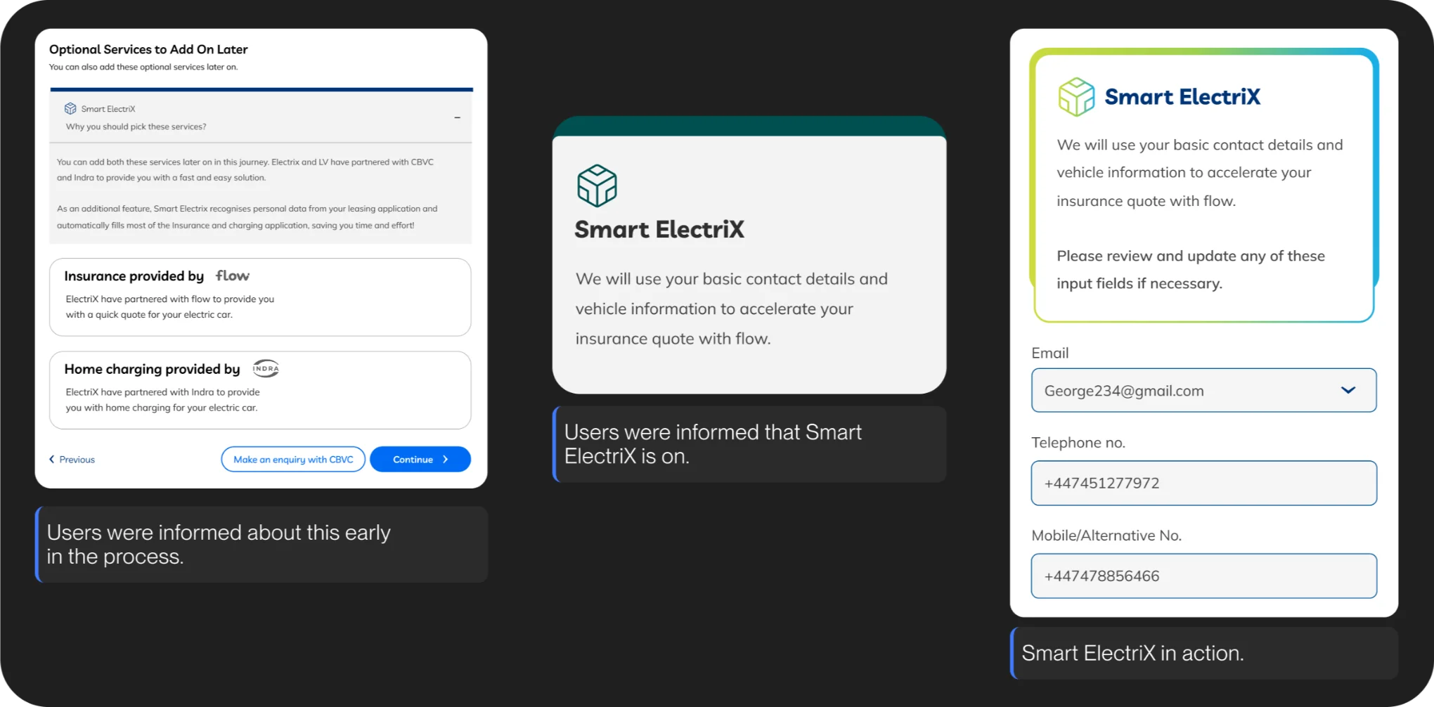Smart ElectriX screen
