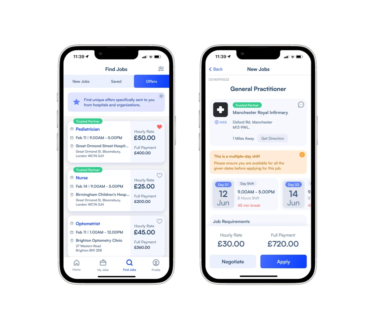 Effortless Registration screen